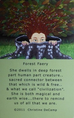 Forest Faery - Wild Spirit Wisdom Oracle Cards -330x521