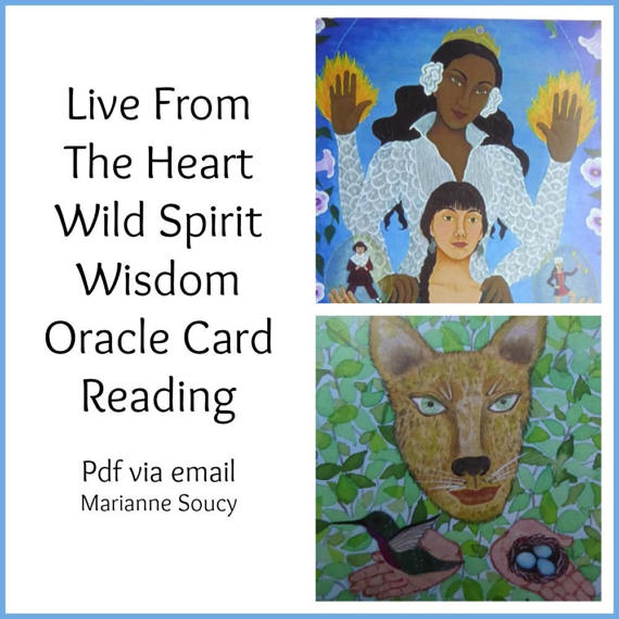 Living from the Heart - oracle card reading